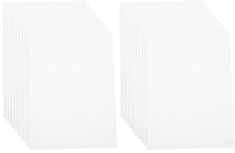 WEKAMOS 60 pezzi Carta Assorbente per Pressa Fiori Carta Spessa e Liscia per Essiccare Foglie e Fiori per Progetti DIY Creativi e Uso Ripetuto