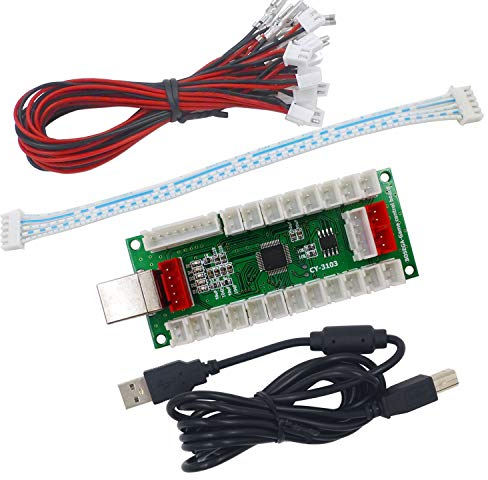 SJ@JX Arcade USB Encoder PC PS3 Android PS3 Encoder Power 5V Zero Delay Arcade Joystick Android Encoder