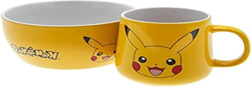 GB EYE - POKEMON Set Petit Déjeuner Mug + Bol Pikachu