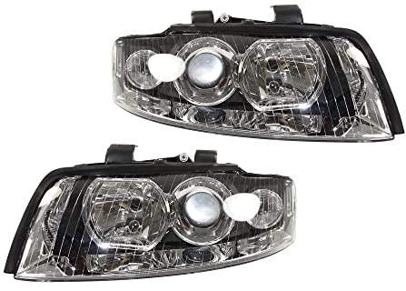 ATEC Germany 2x faros Faros delanteros Faros principales derecha + izquierda Compatible con A UDI A4 B6 (8E2), A4 B6 Avant (8E5)