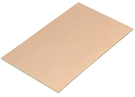 YOKIVE 5pz PCB Scheda Rame Rivestita, FR4 Singola Faccia Schede Circuito Vuote, Ottimo per Elettronica Hobby, Incisione, Circuito Progetti (70mmx50mmx1.2mm)