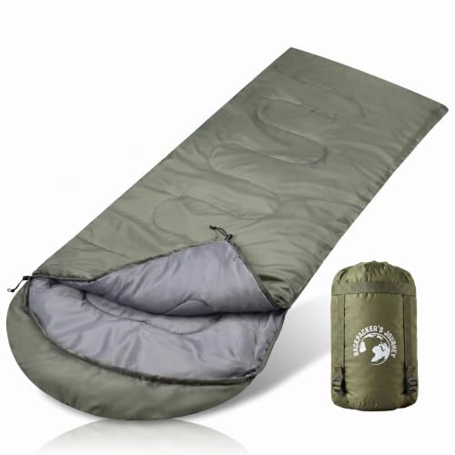 Backpacker's Journey Sommarsovsäck 699 g - Komfort +13 °C till +25 °C, Litet Packmått med Kompressionspåse, Camping