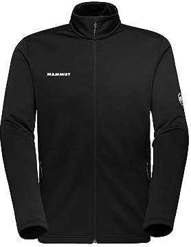 Mammut Outdoor ML Jacket Men | Leichte Funktionsjacke für Herren, Midlayer Jacke, Warme Wanderjacke, Für Sport, Trekking & Wandern, Atmungsaktive Unterziehjacke | Schwarz, L