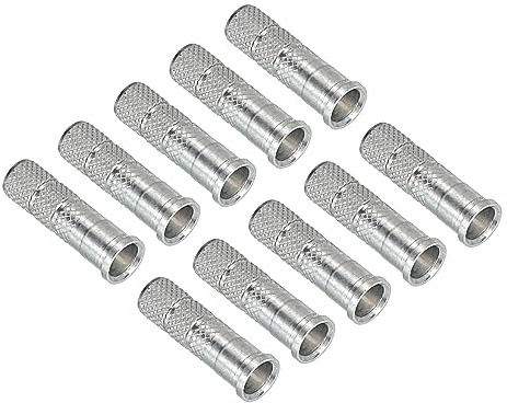 PATIKIL Freccia Inserti 0.244 Diametro 6.2mm 7.2mm, 24pz Alluminio Albero Adattatori per Tiro Arco Punte
