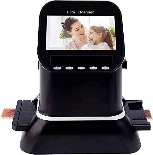 Scanner de Diapositives de Film, convertisseur de Film numérique avec écran LCD 4,3, Scanner de Film Haute résolution 120, convertit 35 mm, 135, 126, 127 négatifs et Diapositives en JPEG numérique