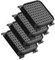 PARTSEE Filtro de carbón activo para frigorífico Liebherr 9096989 9882460 988246000, filtro Fresh Air para refrigeradores 7440021-00 con carbón activado para frigoríficos (negro, 4 unidades)