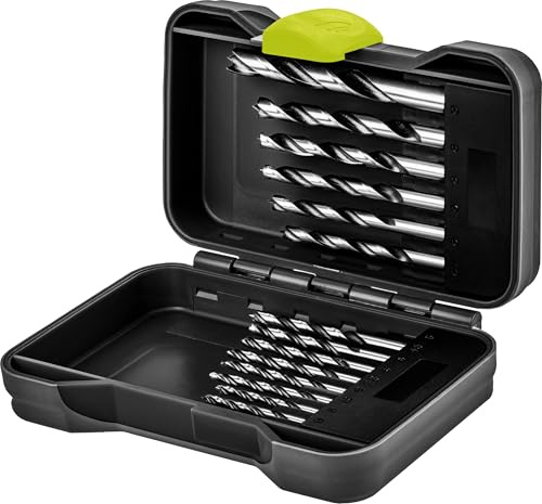 goobay Holzbohrer Set 15-teiliges Bohrerset in robuster Box, Bohrerset für Möbelaufbau & Heimwerken, Zentrierspitze für Präzision, verschiedene Durchmesser, flexibler Einsatz -77847