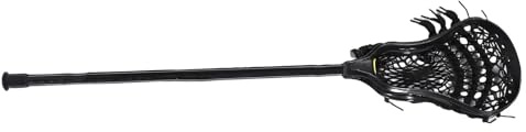 Bewinner Youth Lacrosse Stick Vibrant Color Non Slip Design Fun Toy 24 Inch for Toddler Play Training (Black)