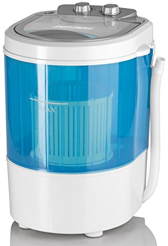 EASYmaxx Mini-Waschmaschine, weiß-blau