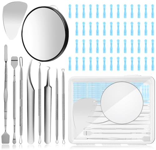 Blackhead Remover Vacuum, Facial Pore Cleaner with 3 Suction Levels and 6 Changeable Functional Heads,USB Rechargeable Acne Comedone Extractor for Women and Men (Set-02)