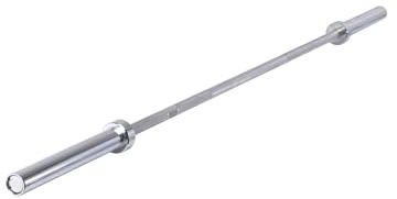 BOOMFIT Barre Olympique 9kg (120cm) | Barre Musculation Haltérophilie Technique | Charge 205kg & Manchons 50mm | Idéale Home Gym et Espaces Réduits
