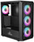 YEYIAN ARGB PC-Gehäuse für Gamer Lancer | ATX Micro ATX Mini ITX Platten | Netzfront | Seitenwand aus Transparentem Hartglas | 4 Lüfter 3 Vorne 1 Hinten 120 mm 1600 RPM/min