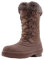 OutPro Damen Schnee Stiefel Winterstiefel Gefüttert Wasserdicht Warm Regenstiefel Mit Schnür-Reißverschlüssen Für Draußen, Kaffee, 39 EU