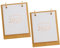 TOGEVAL 2 Stück Holz Flip Kalender Standkalender Tischkalender Kleiner Stand Up Tischkalender Flip Kalender Für Das Klassenzimmer Schreibtisch Flip Kalender Stehender Tischkalender