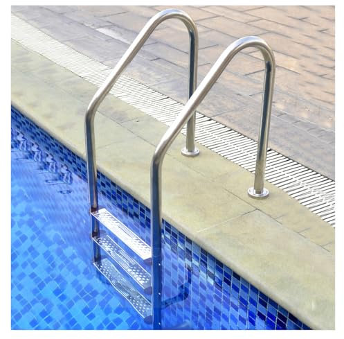 Escalera For Piscina, Escalera Inclinada For Piscina Elevada, Fácil De Usar.(3Step)