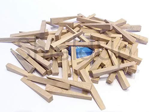 ShieldUp - Cuñas para azulejos de madera (tamaño pequeño, 75 unidades)