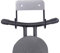 kuou Ironing Board Hanger, Stainless Steel Wall Mount Ironing Board Holder, Iron Board Hook,Ironing Boards Storage Wall Bracket for Y-leg or T-leg Large & Small Ironing Board(Black with Screws)