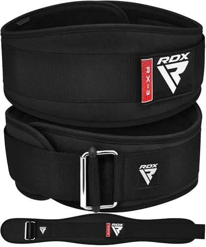 RDX Ceinture de Musculation, 6.5” Incurvée Rembourré Support Dos Lombaire, D'haltérophilie Exercises Ceinture de Levage, Bodybuilding Entraînement en Force Powerlifting Fitness Gym Belt, Hommes Femmes