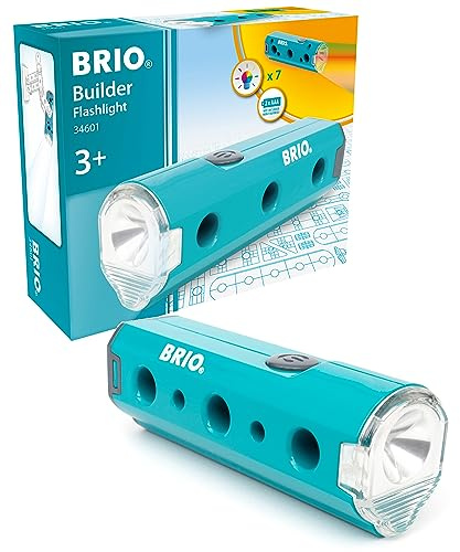 BRIO Builder Flashlight Torch - Building and Construction Toys for Kids Age 3 Years Up