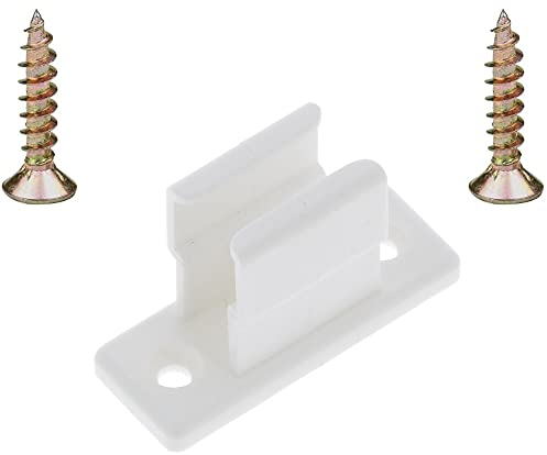 cyclingcolors Clip bloqueur de manivelle volet Roulant Blanc Support Guide Manette Plastique 13mm Universel fenêtre Mur à Visser