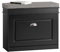 SoBuy Schuhbank mit Sitzkissen und Stauraum Schuhschrank mit Klappe, Schuhregal schmal platzsparende Sitzbank mit Stauraum für Flur, Wohnzimmer, Schlafzimmer, bis 150 kg Schwarz 61x51x24cm FSR82-K-SCH