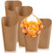 50 Stk Bubble Waffeln Tüten 14 oz Pommes Tüten Kraftpapier tüten Bubble Waffeleisen Becher Snackbecher Snack Container für Pommes Frites Waffeln Popcorn