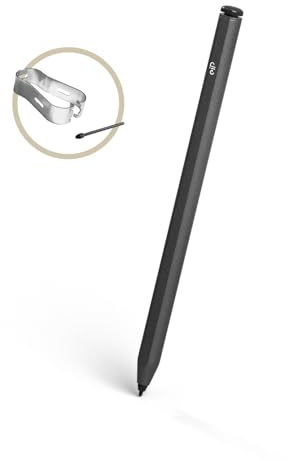 eiP Magnetischer EMR Stylus mit Radiergummi für Remarkable 2 Stifte/Remarkable 2 Tablet Pen Ersatz/Kindle Scribe/Wacom/Boox Note/Samsung Galaxy Tab S7/S8/S9, 4096 Druck, kein Paar oder Aufladen