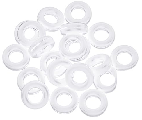 Lurrose Silicone Eyeglasses Ear Hooks 36pcs White Anti-slip Retainers