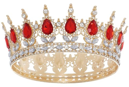 Födelsedag, drottningskronor för kvinnor, vintage, kristall, tiara-krona, hårband, huvudbonad för bröllop, prinsessor, födelsedagskrona, krona diadem