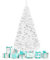 GOPLUS Árbol de Navidad Artificial Blanco de 150/180/210/240 cm con 950 Puntas de Rama PVC, Decoración Navideña Festiva con Soporte de Metal, Árvore de Natal Tradicional con Nieve (210cm Blanco)