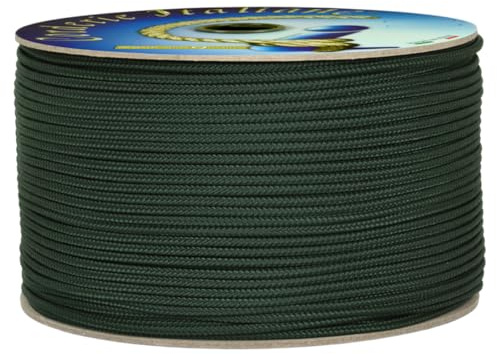 Corderie Italiane 006041535 Cordino Colorato Hobby, verde scuro, 2 mm, 50 mt