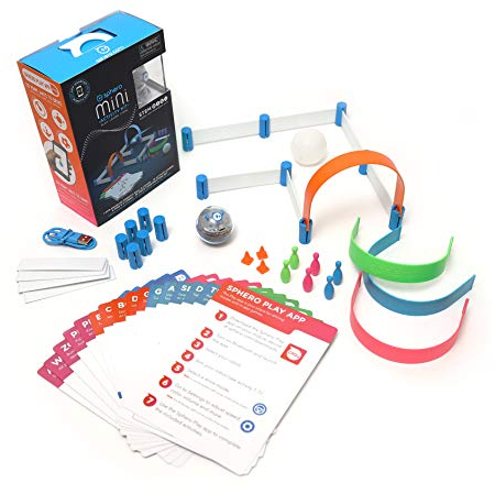 Sphero Mini Kit de Actividades Bola robótica controlada por Aplicaciones y Juego de construcción de 55 Piezas de Aprendizaje Stem, Juega, aprende, codifica, a Partir de 5 años