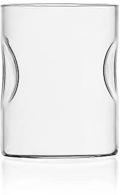 Ichendorf Milano Tumbler, Collezione Impronta, 40 cl, Vetro Borosilicato, Fatto a Mano