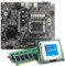 Mainboard Bundle | Intel Core i5-12400F 6x2500 MHz, MSI PRO H610M-E DDR4, 16 GB DDR4-RAM, 1x M.2 Port, 4X SATA 6Gb/s, USB 3.2 Gen1 | Tuning Kit | CSL PC Aufrüstkit