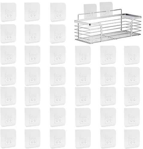 36 Piezas Ganchos Adhesivos Extra Fuertes, Ganchos Grandes Transparentes, Gancho Multiusos Reutilizables, Ganchos Impermeables para Cocina Baño Pared