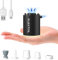FLEXTAILGEAR Mini Pump Pro, 4 kPa elektrische Luftpumpe, DREI Campinglichter, Aufblasen/Entleeren von Luftmatten, wiederaufladbare Campingpumpe für Luftmatratzen, Schwimmringe, Vakuumbeutel （Schwarz）