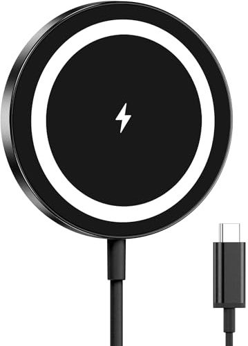 Wireless Charger for iPhone 17 16 15 Pro Max /17 Air, Induktives magnetische kabelloses Ladestation Kompatibel mit iPhone 15/15 Plus/ 14 13 12 Series und Air-Pods Pro 3/4