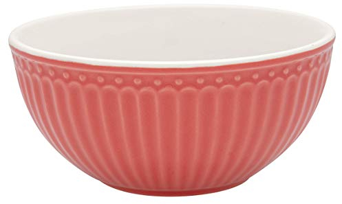 GreenGate - Schale, Müslischale, Bowl - Alice - Porzellan - Coral/rot - 450 ml