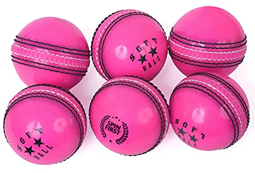 ADS SPORTS Soft Cricket Balls for Practice & Training – Durable Soft Training Ball – Indoor & Outdoor Use – Lightweight Cricket Ball