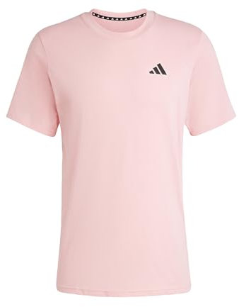 adidas Herren Train Essentials Feelready Training Tee, Semi Pink Spark/Black, XL