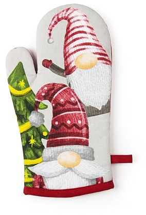 Excelsa Gnomo Friends Ofenhandschuh, Einheitsgröße, Baumwolle, gefüllt mit Polyester, mit Öse