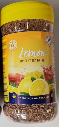 Instant Lemon Tea Granules – 1 x 400g Jar (Makes 4 Litres) – Citrus Flavoured Drink Mix – Serve Hot or Cold – Lidl Retail Pack