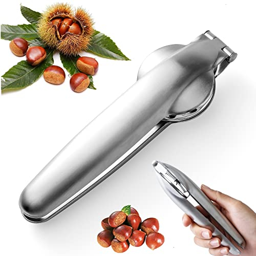 Phitihui Taglia Castagne, Pinza per Castagne, Taglio Castagne Schiaccia-Noci, Apri Pela Castagna Opener, Multifunzione Taglio della Castagna, Nut Cracker Sheller Noce