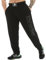 BIG SAM SPORTSWEAR COMPANY Herren Baggy Sweatpants mit Taschen, Oldschool Loose Fit Gym Pants, Basicschwarz, X-Groß