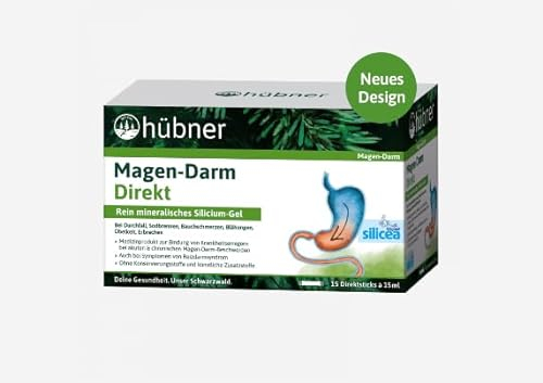 hübner® Magen-Darm Direkt – 30 Direktsticks á 15ml für unterwegs, vegan, geschmacksneutral, ohne Zusätze, mit hoher Bindungsfähigkeit für Krankheitserreger & Giftstoffe