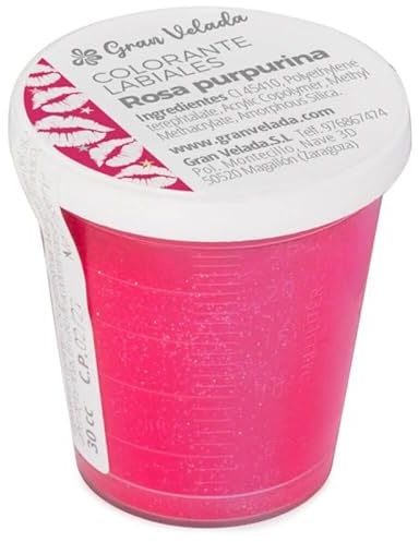 Colorante per labbra rosa glitter | potente tonalità rosa con riflessi brillanti, perfetto per dare colore e lucentezza alle tue labbra