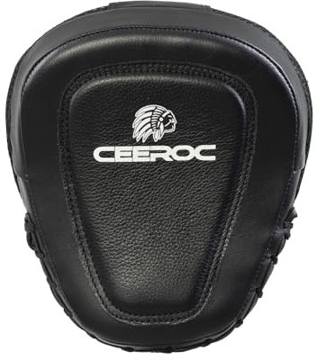 CEEROC Boxpratzen Premium Gel Pratzen Boxen - Handpratzen Paar aus Echt-Leder