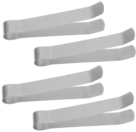Artibetter 4 Pezzi Clip Spegni Candela in Acciaio Resistente Pinza Estintore per Stoppini Antiruggine con Manico Lungo Adatta per Candele e Lampade Olio Superficie Liscia Facile da Pulire
