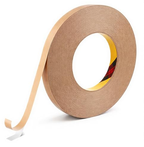 Thinp 300 Tunt dubbelsidigt tejp, 10 mm x 55 m, avtagbar, värmebeständig, transparent, för scrapbooking, montering, bilder, affischer, LED-remsor