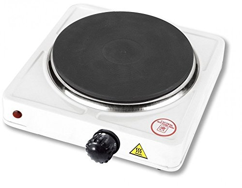 TEMPO DI SALDI Fornello Elettrico 1500W Regolabile Viaggio E Campeggio Piastra In Ghisa 185 Mm